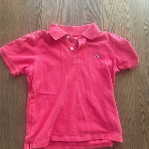 Vineyard Vines Kids reddish pink Polo Shirt